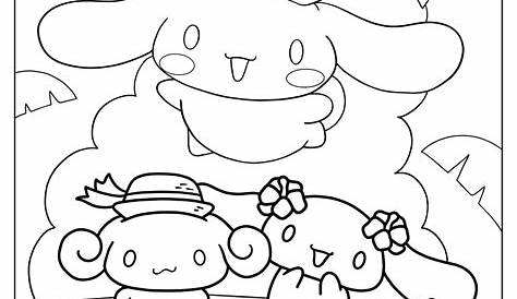 Cinnamoroll Coloring Book Officially Licensed Sanrio | Etsy