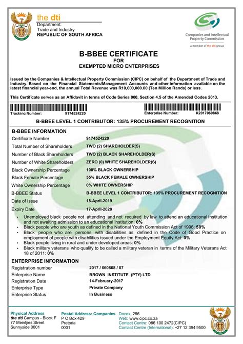 cipc business registration certificate