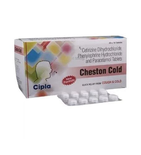 Cipla Cold And Flu Tablet Dosage