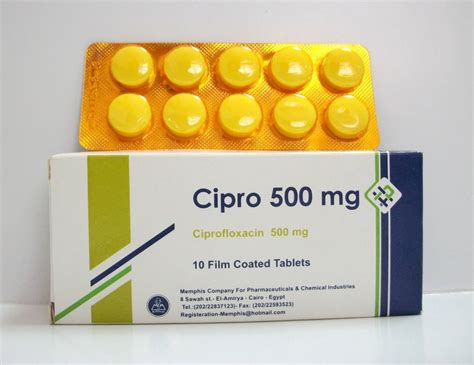 CIPRO 500 mg Tablet Prospektüsü