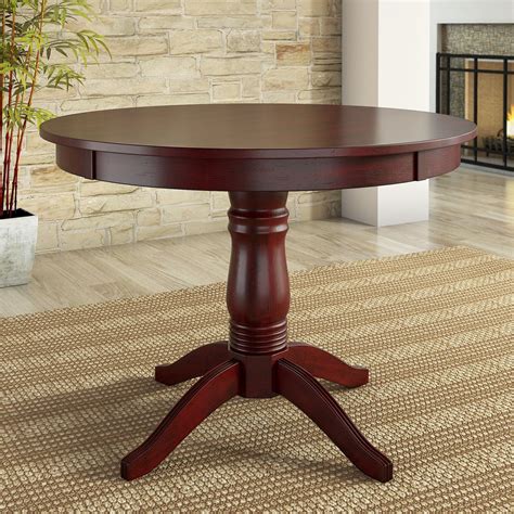 Circle Dining Table Brown