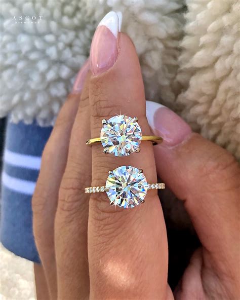 circle engagement rings
