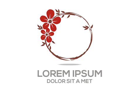 Circle Flower Logo Design