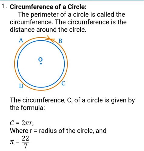 Circle Measurements Examples