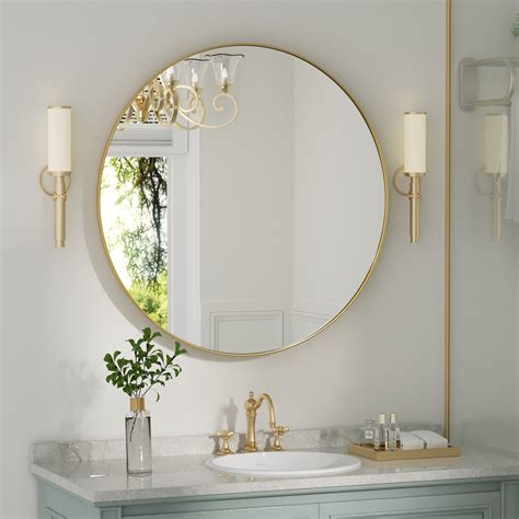 Circle Mirror Vanity