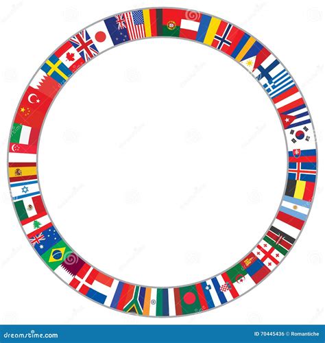 circle of flags png