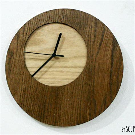 Circle Wood Wall Clock