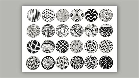 Circle Zentangle Patterns