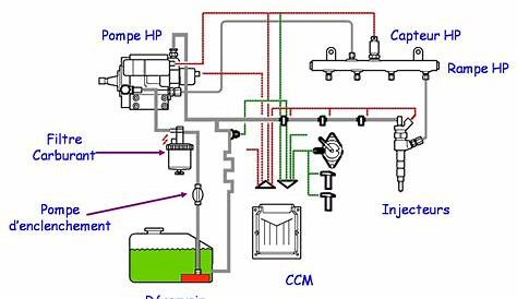 Circuit Dalimentation Moteur Diesel LES CIRCUITS BASSE PRESSION L'injection Hdi
