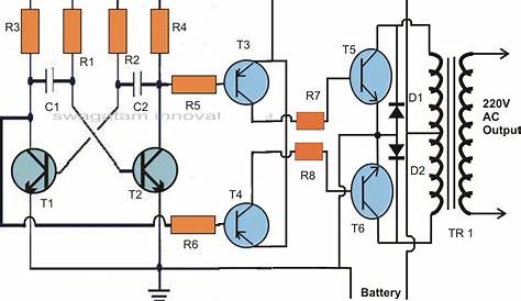 Circuit Diagram Of Inverter Ac Schematic Electronics