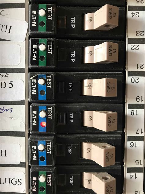 Circuit Breaker Test Light Blinking