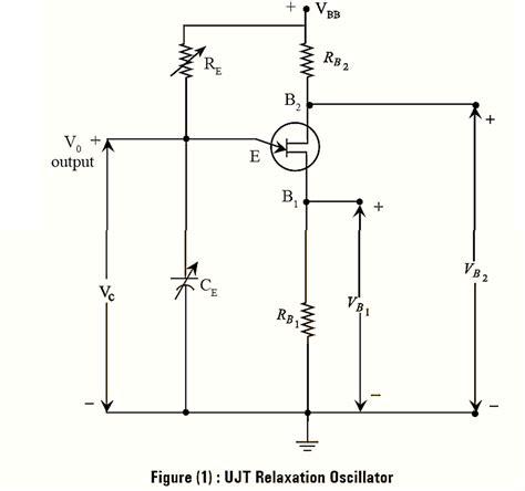 Circuit Diagram Of Ujt Relaxation Oscillator