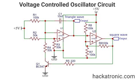 Circuit Diagram Of Voltage Control Oscillator