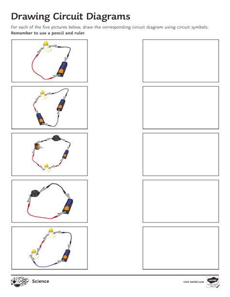 Circuit Drawing Worksheet