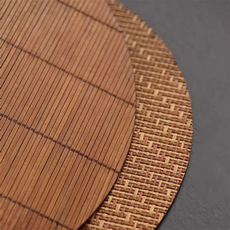 Circular Bamboo Placemats
