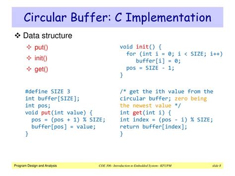 circular buffer implementation in cpp