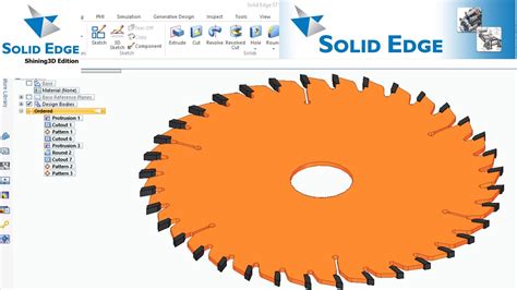 Circular Pattern In Solid Edge