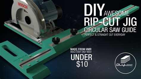 Circular Saw Rip Cut Jig