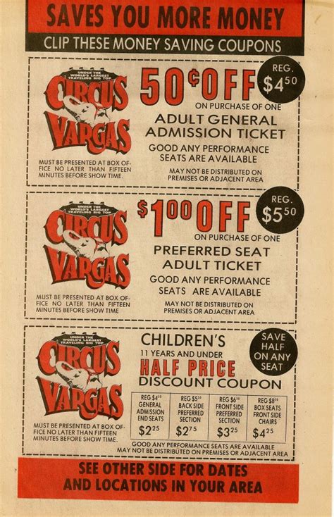 Circus Vargas military discount? — Knoji