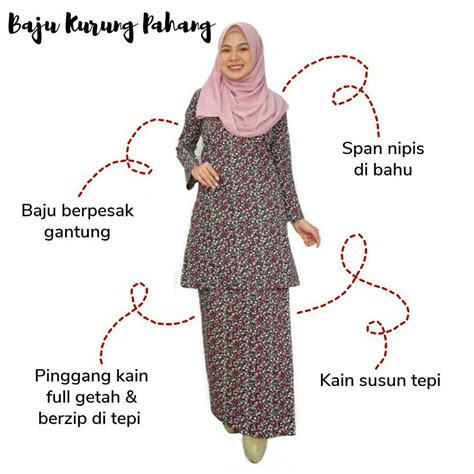 ciri ciri baju kurung