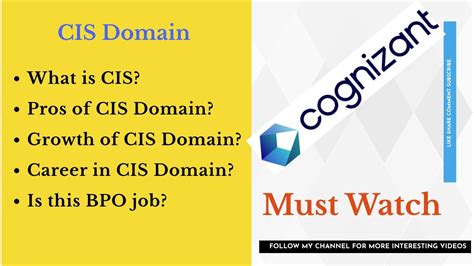 cis full form in infosys