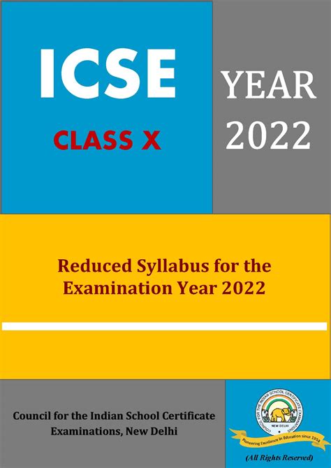 cisce syllabus 2025 isc