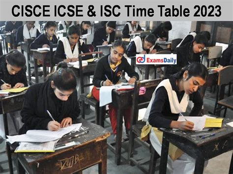 cisce time table 2023