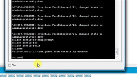 Cisco Command Shutdown Switch