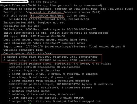 cisco command to check bandwidth utilization