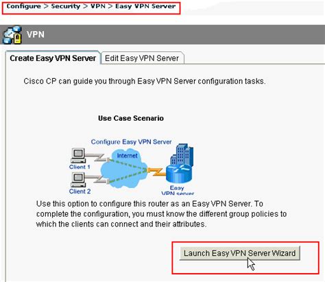 Cisco Easy Vpn Server Configuration Example