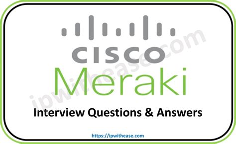 cisco meraki data analyst interview questions