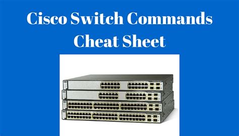 cisco router and switch commands pdf