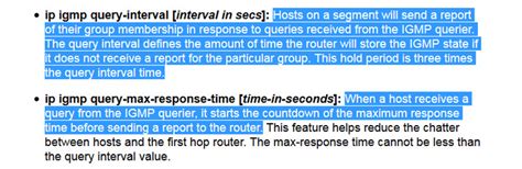 Cisco Router Ip Igmp Query-Interval