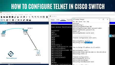 Cisco Switch Telnet Configuration