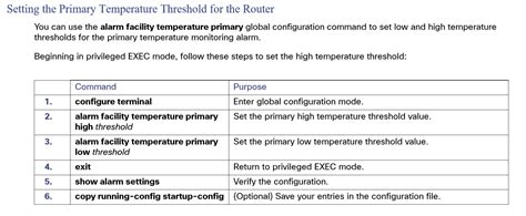 Cisco Switch Temperature Warning