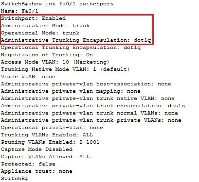 Cisco Switchport Trunk Encapsulation Dot1Q Invalid Input
