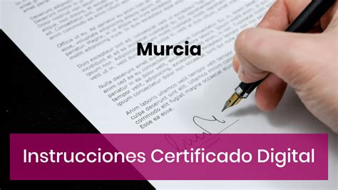 cita certificado digital murcia