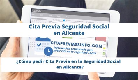 cita previa seguridad social alicante online