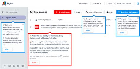 citation mybib