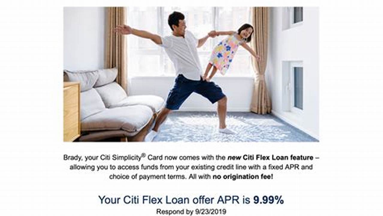 Unlock Financial Flexibility with Citi Flex Loan