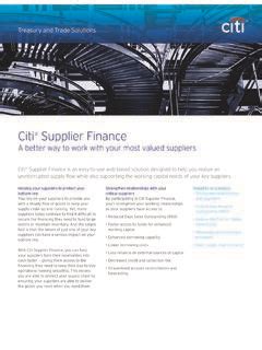 citi supplier finance contact