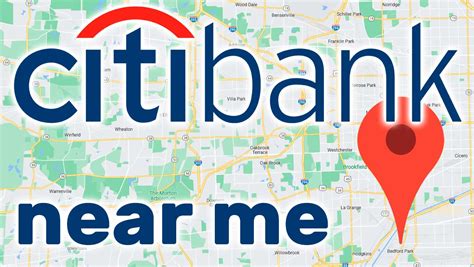 citibank branch locations map
