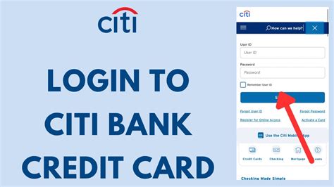 citibank cards sign on