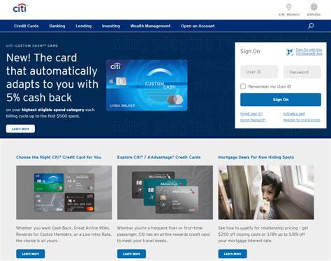 citibank home page