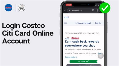 citibank login costco