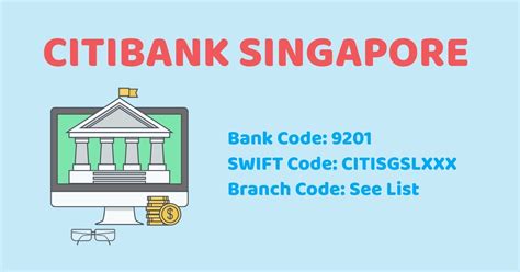 citibank na singapore branch swift code
