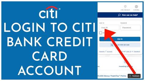 citicards login my account