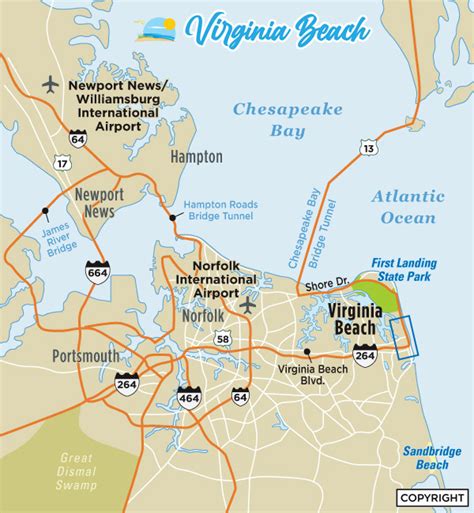 cities close to va beach