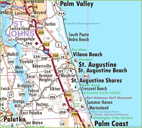 Cities Near St Augustine