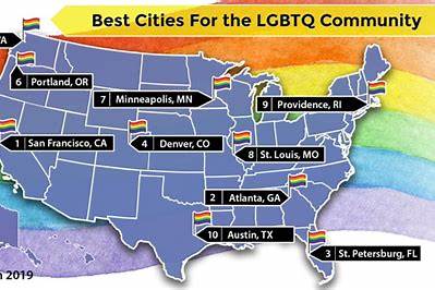 CITIES WITH MOST GAY PEOPLE